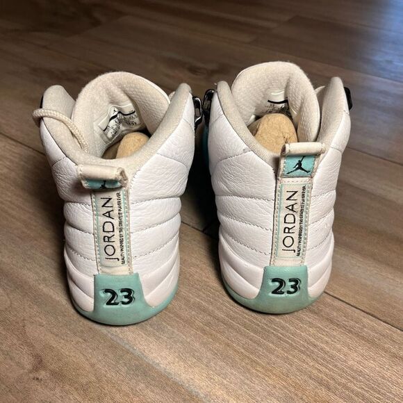Nike Air Jordan 12 Retro Light Aqua (GS) Size 5Y or Women’s 6.5 - Picture 4 of 7